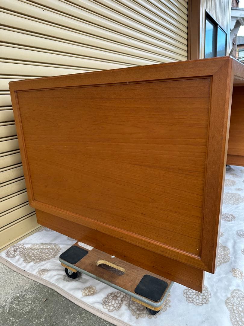 天童木工 最高級 プレジデント 社長 役員 書斎 片袖 デスク 机　※※