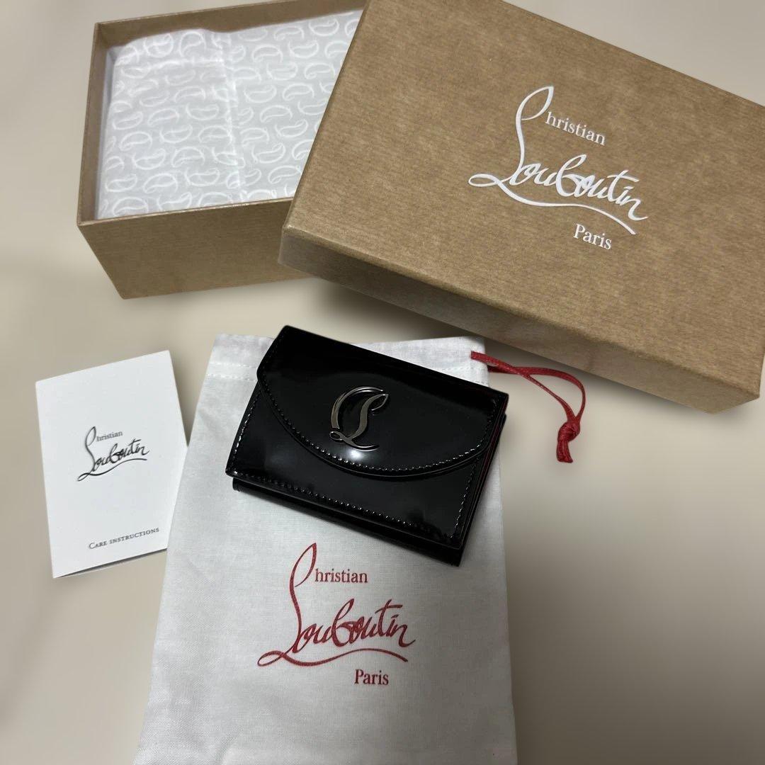 Christian Louboutin LOUBI54 三つ折り財布 黒