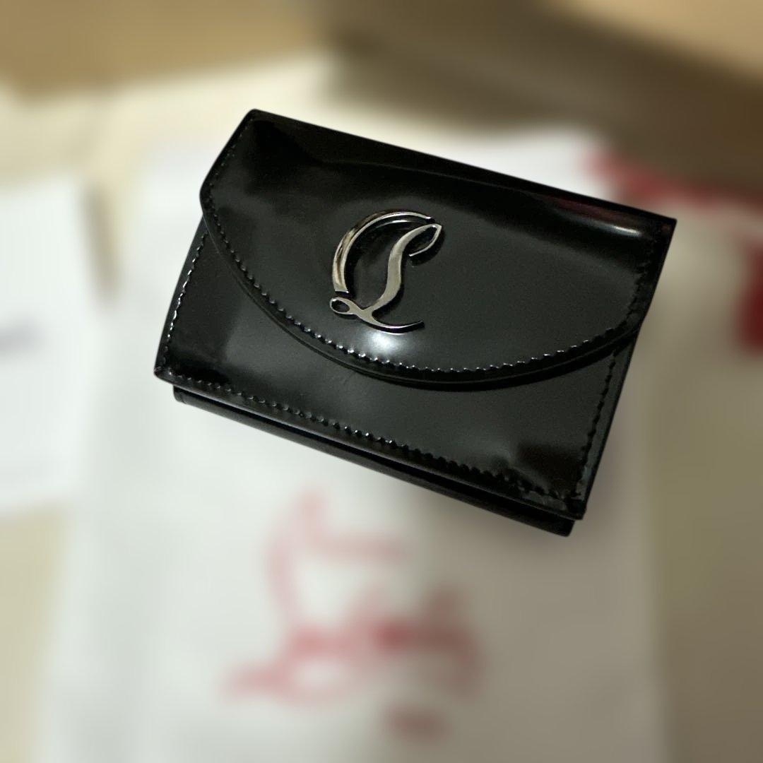 Christian Louboutin LOUBI54 三つ折り財布 黒