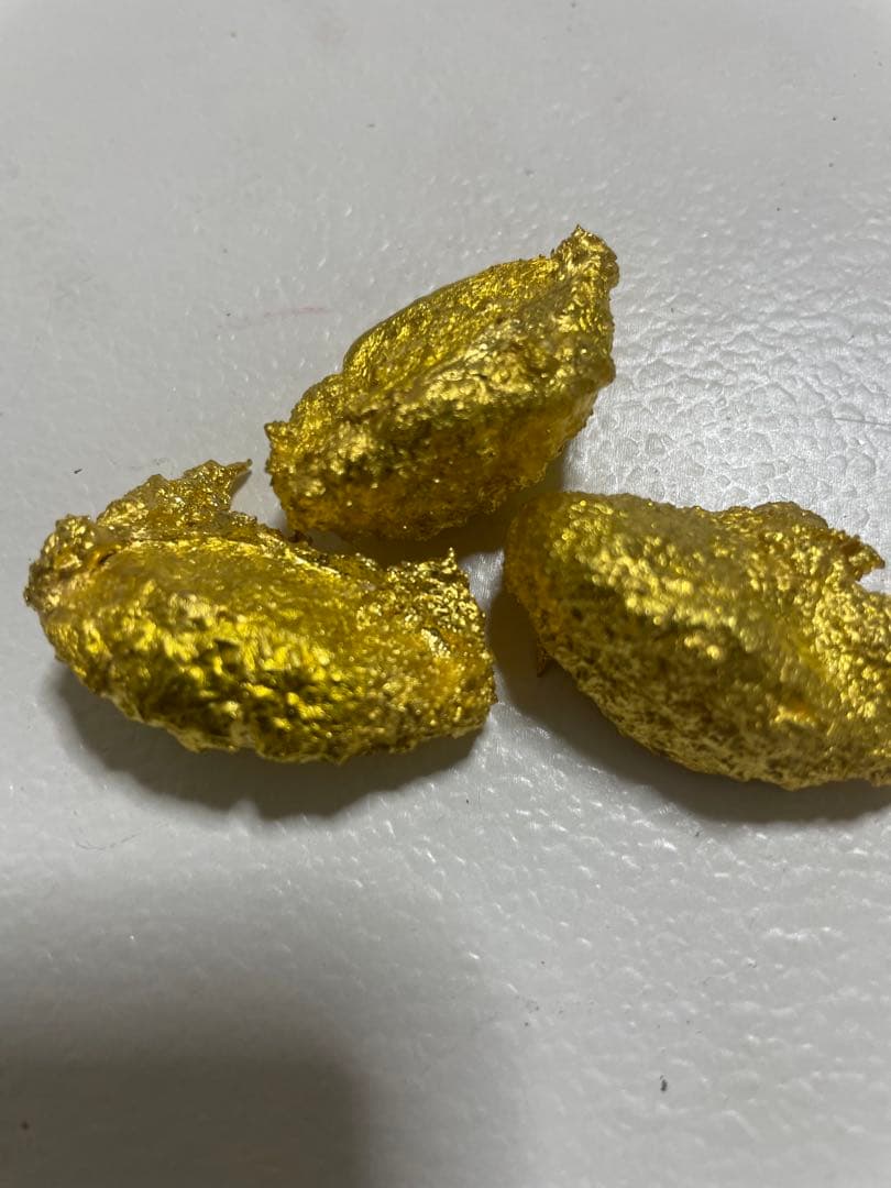 純金　金塊　ナゲット　真鍮　砂金