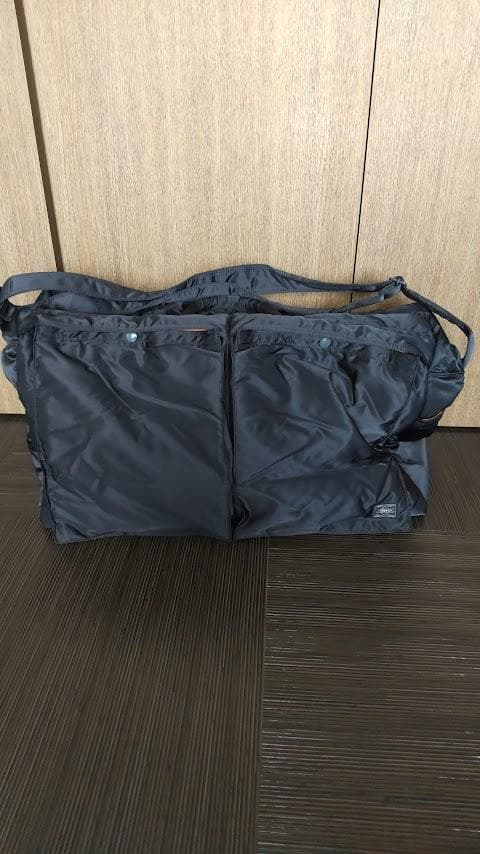 1度使用　大型ポーター　PORTERブラックナイロンボストンバッグ