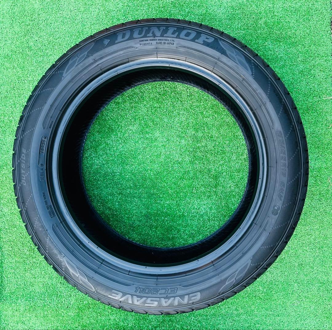 215/55R17 .DUNLOP ENASAVE EC204.ラジアル25年