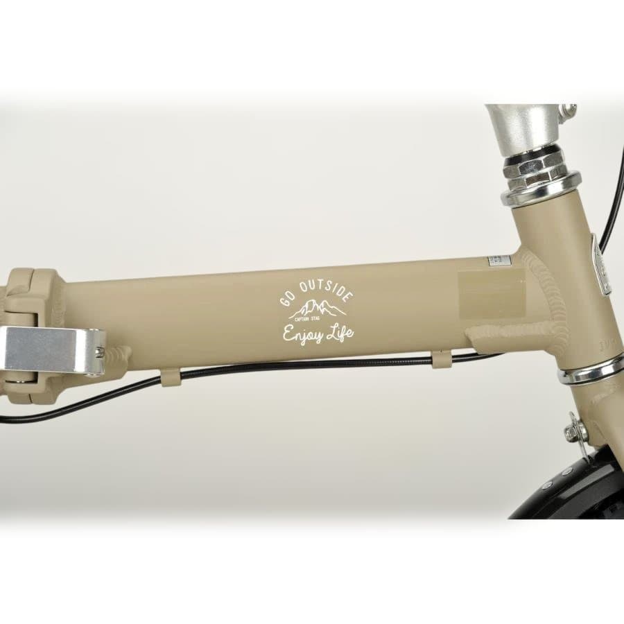 新品　16インチ 折り畳み自転車 アルミ AL-FDB161 カーキ モンテ