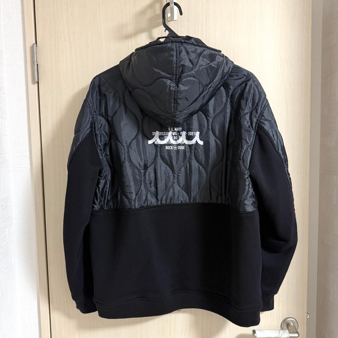 美品 【完売】ROCK・DUDE×muta Marine コラボキルトブルゾン