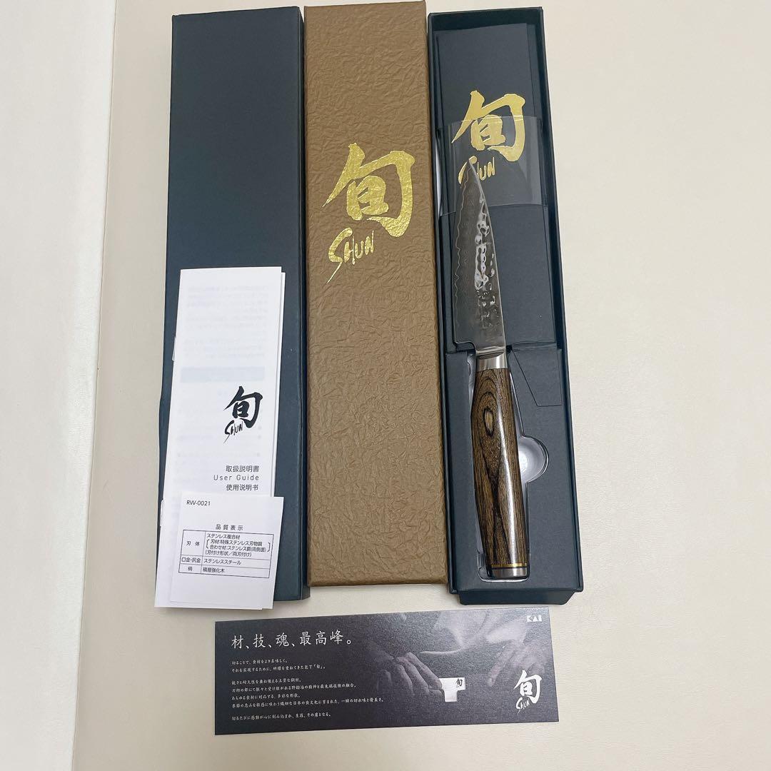 貝印 旬 Shun Classic ペティナイフ 90mm日本製ステンレス 包丁