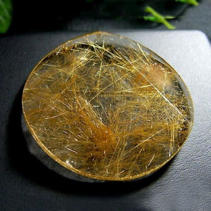 【希少・超美品】お守りゴールデンルチルクォーツヘキサグラム4