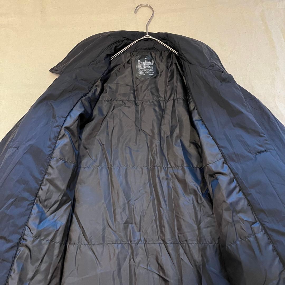 【希少XLサイズ★未使用に近い】無印良品 洗える 中わた ステンカラーコート★★