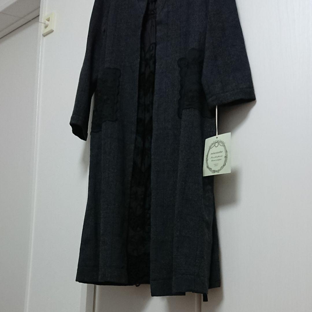 専用です！ネセセアグレンチェック薄手コート新品未使用タグ付未試着