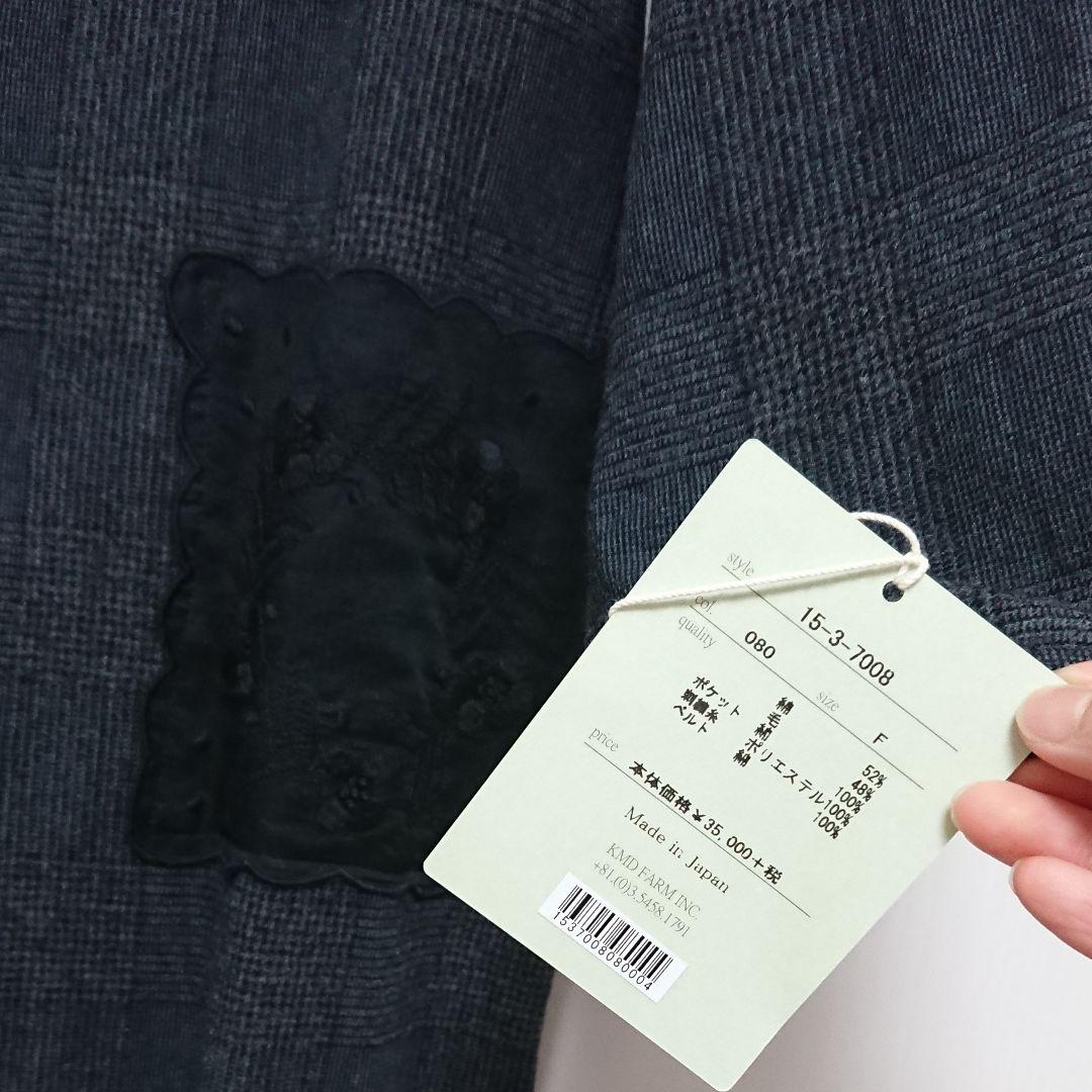 専用です！ネセセアグレンチェック薄手コート新品未使用タグ付未試着