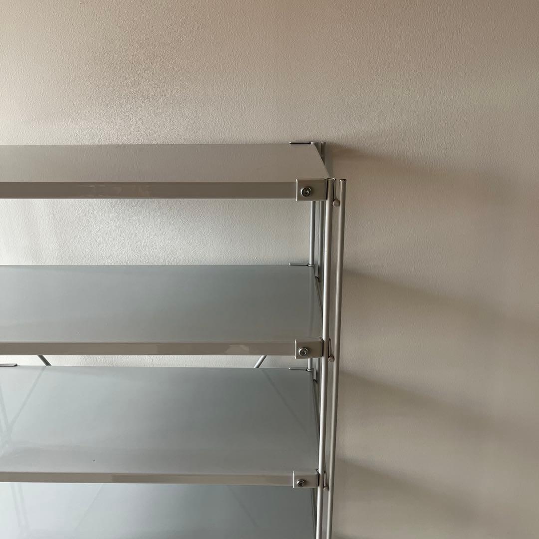 【本日まで】MUJIスチールユニットシェルフ l 奥行25cm 幅53 高120