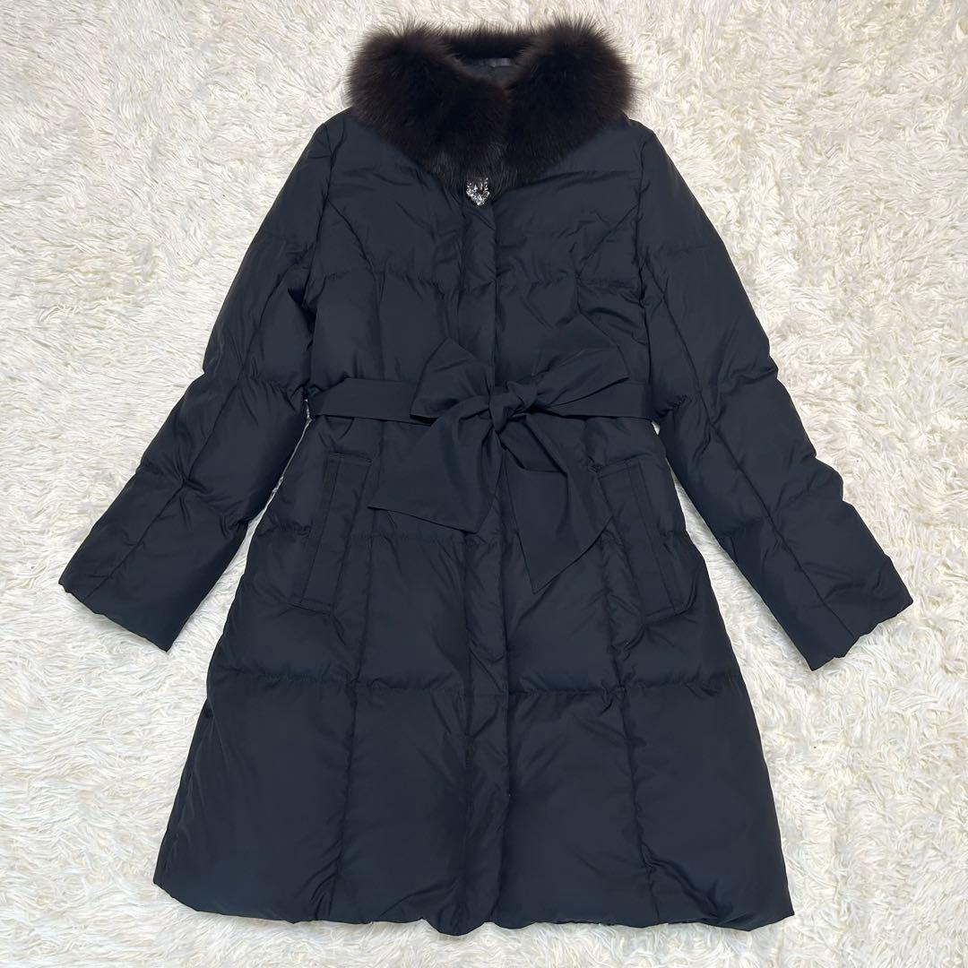 アプワイザーリッシェ LIMONTA ダウンコート 黒 M 美シルエット