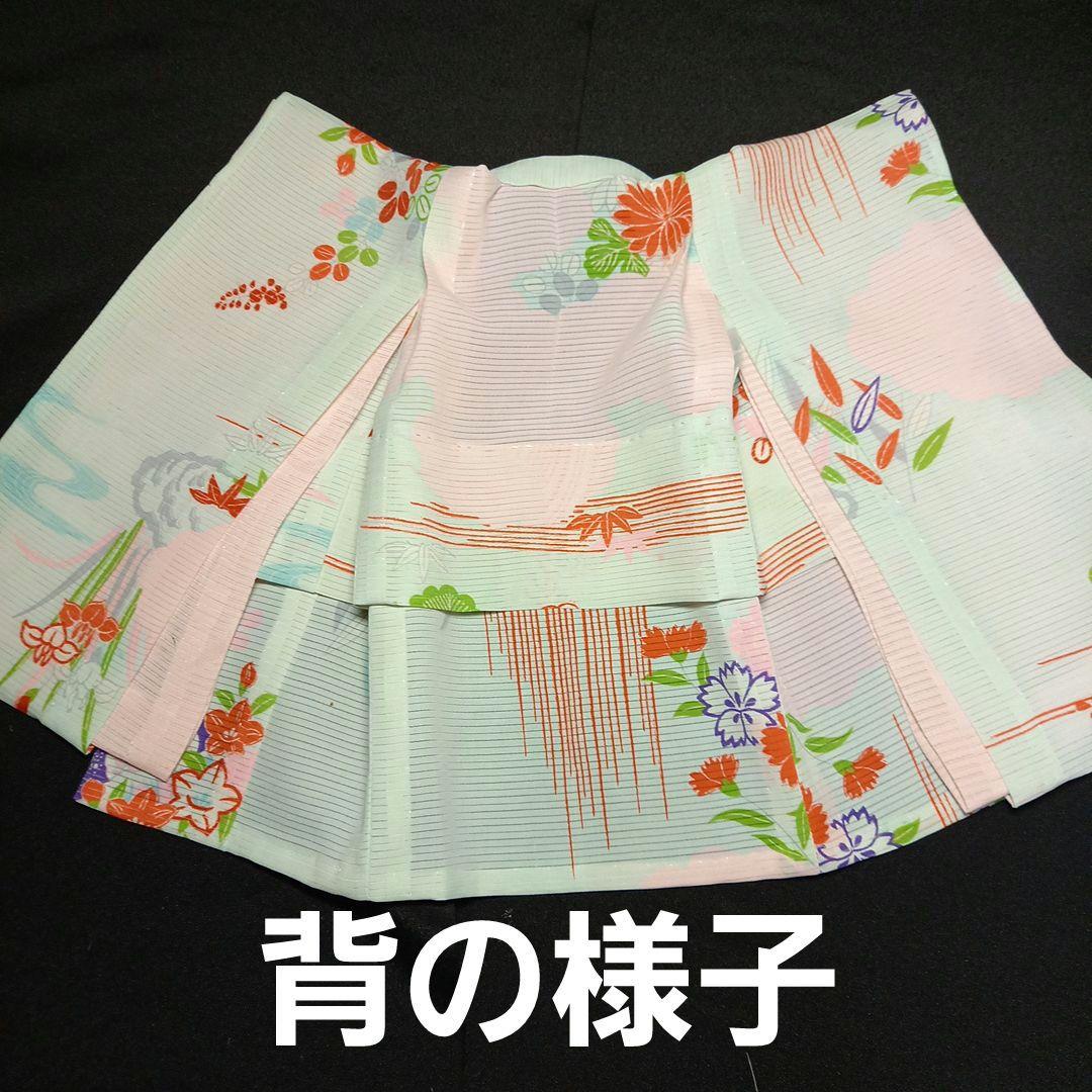 市松人形 10号 夏　絽の着物　帯　兵児帯　帯締め帯揚げ　正絹　ドール　単衣