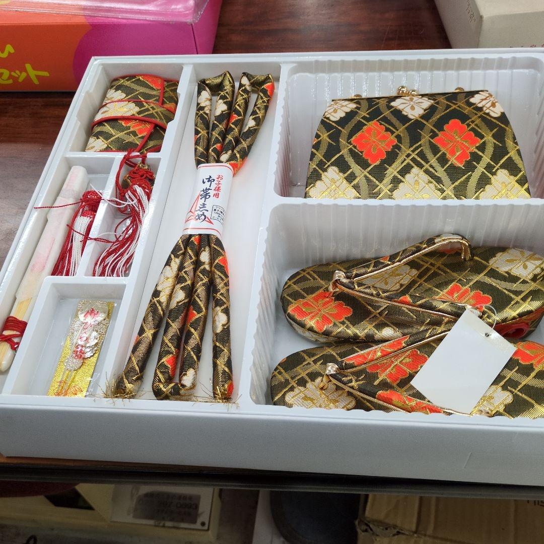 七五三 はこせこセット未使用タグ付き　18センチ　黒