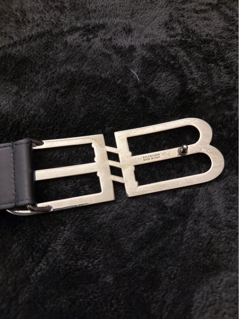 BALENCIAGA ベルト BB ロゴ　SIGNATURE 85 バックル