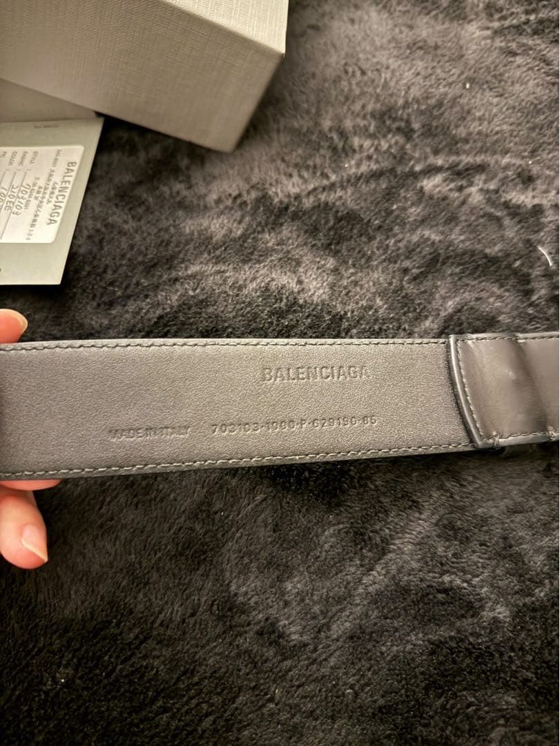 BALENCIAGA ベルト BB ロゴ　SIGNATURE 85 バックル