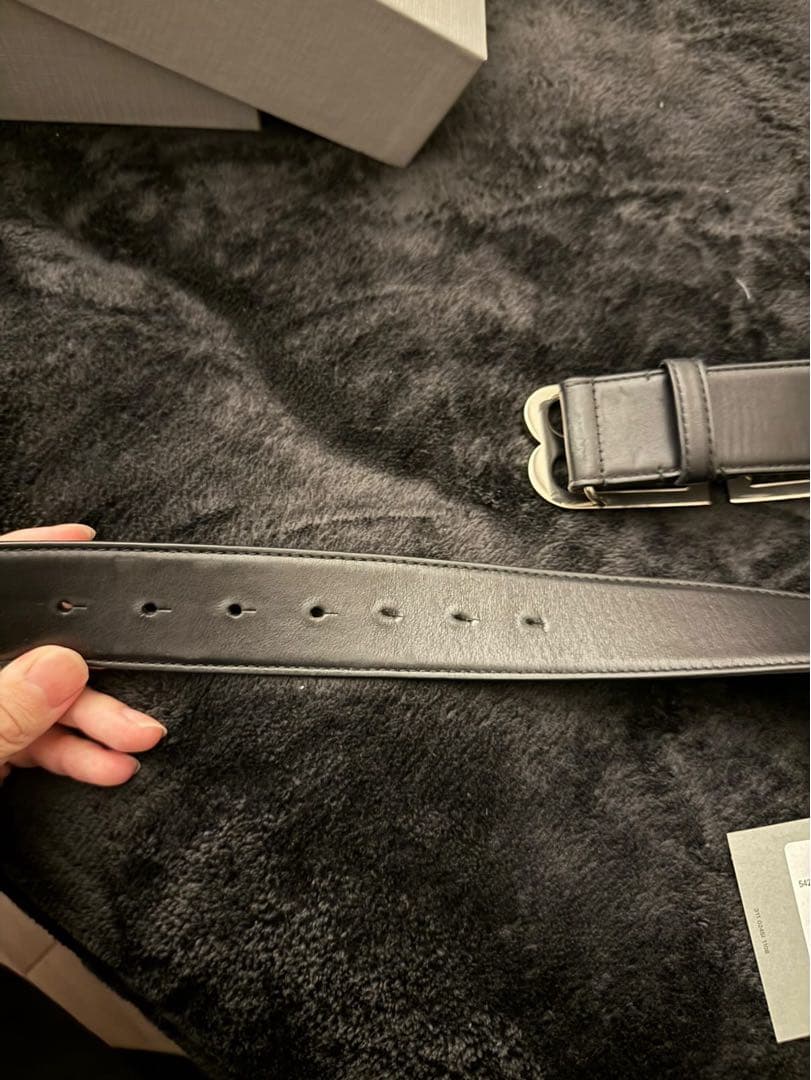 BALENCIAGA ベルト BB ロゴ　SIGNATURE 85 バックル