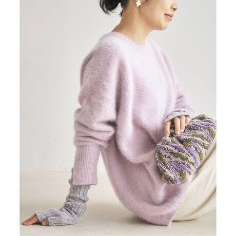 良品 IENA fluffyファープルオーバー ニット シャギー ラクーン
