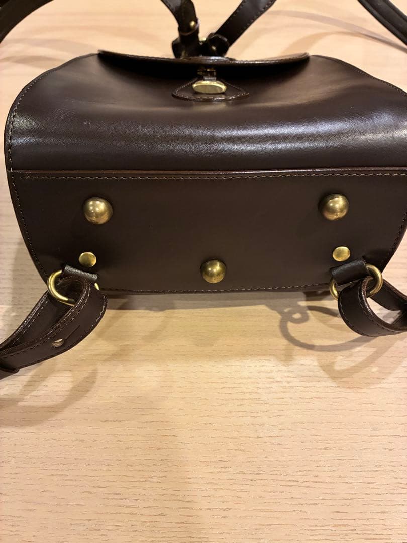 いたがき■あぶみリュック　ダークブラウン