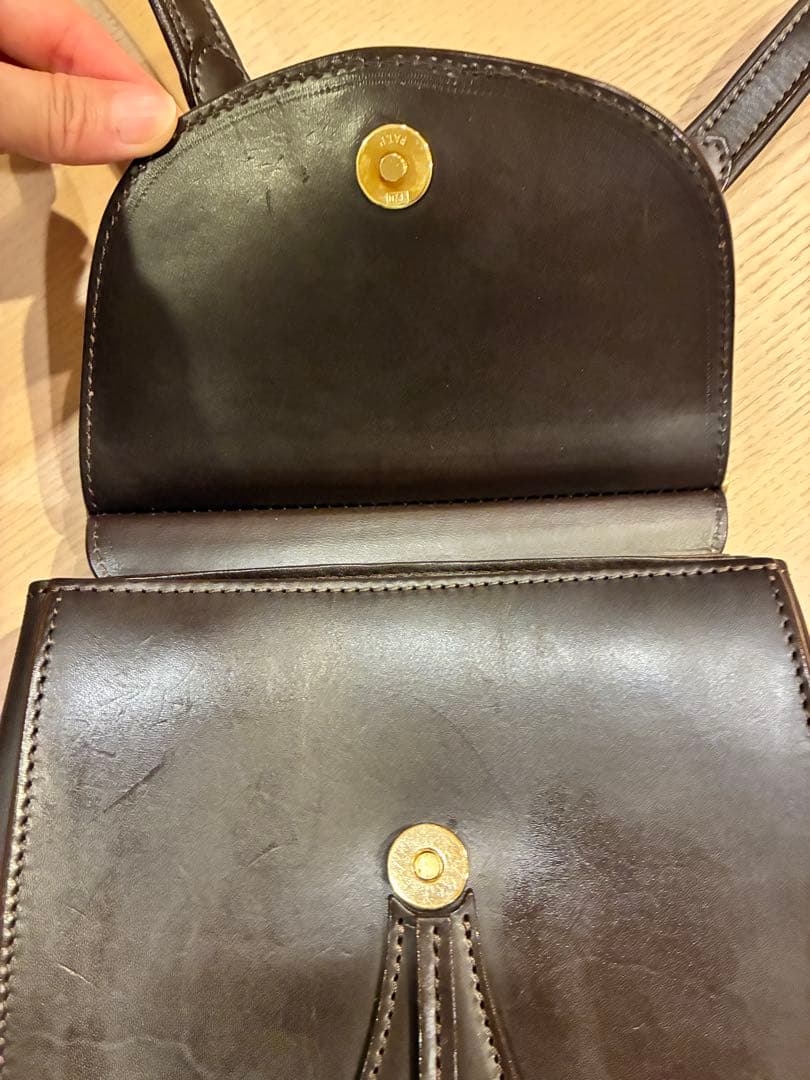 いたがき■あぶみリュック　ダークブラウン