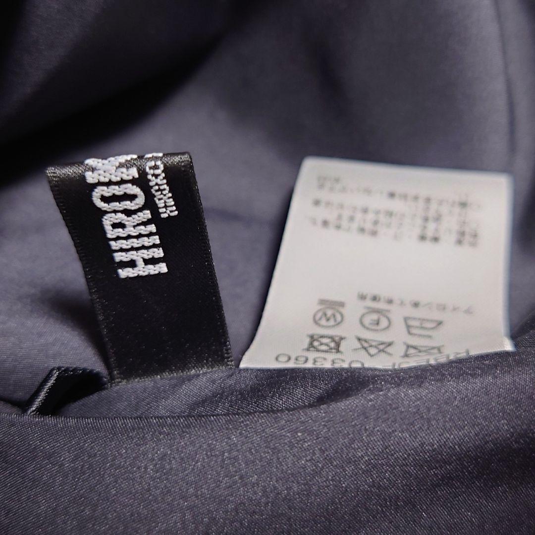 HIROKO BIS ジャガードツィードプリントドレス　皮革　異素材