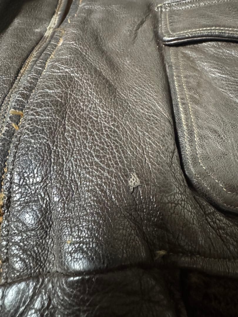 た*う様 G-1 フライトジャケット サイズ42 破損箇所あり　補修パーツ付属