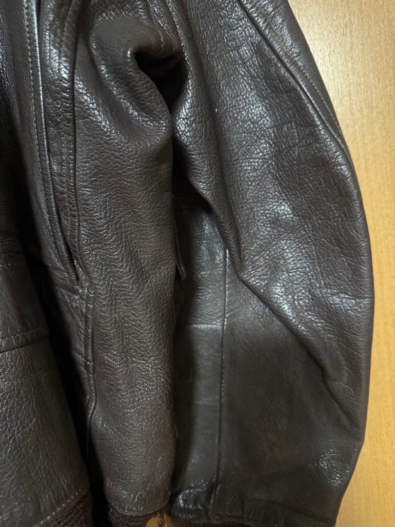 た*う様 G-1 フライトジャケット サイズ42 破損箇所あり　補修パーツ付属