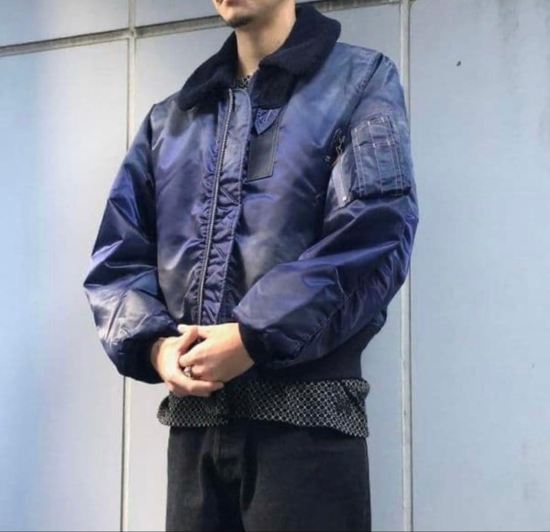 beamsワイドショートフィット B-15ビームス ブルゾン　ジャケットma-1