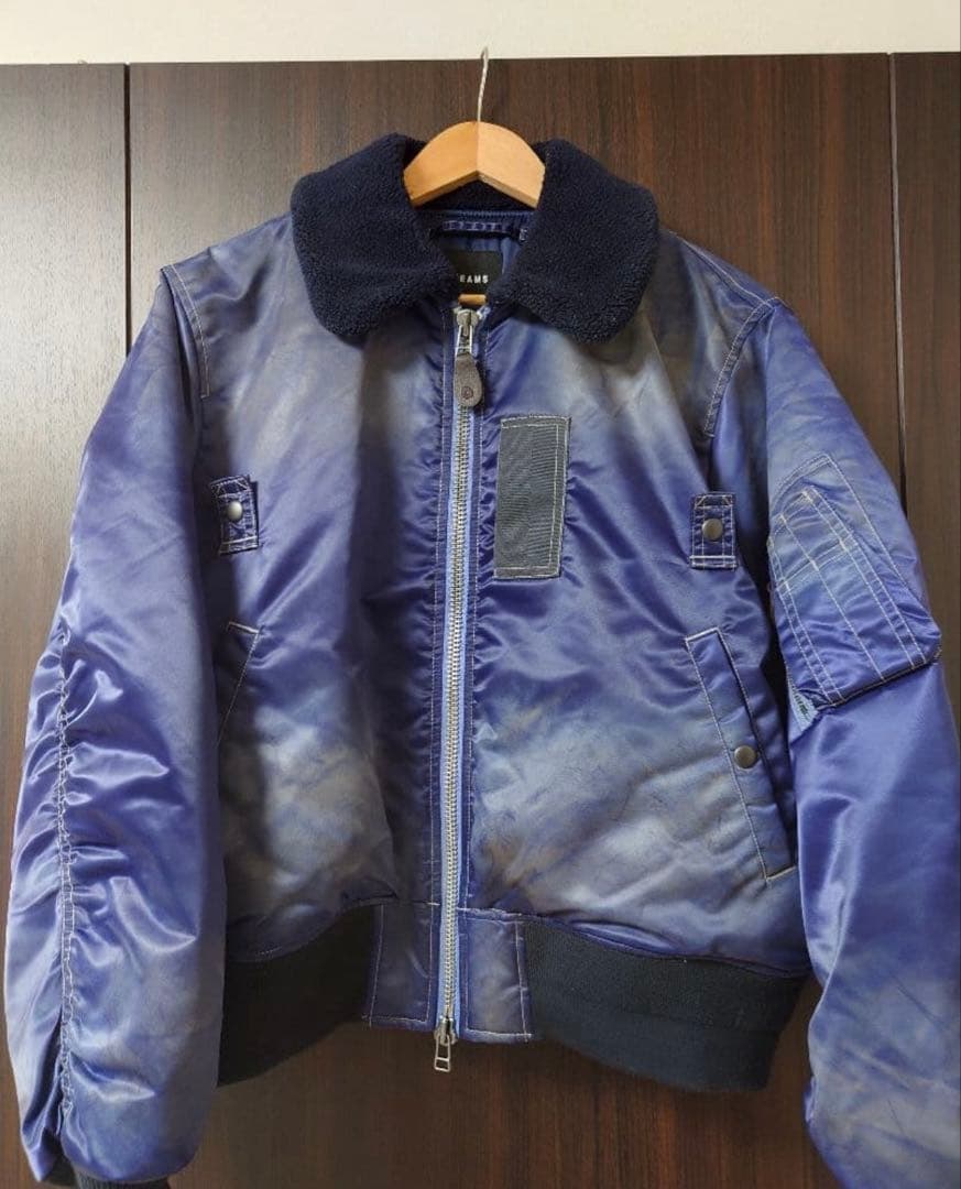 beamsワイドショートフィット B-15ビームス ブルゾン　ジャケットma-1