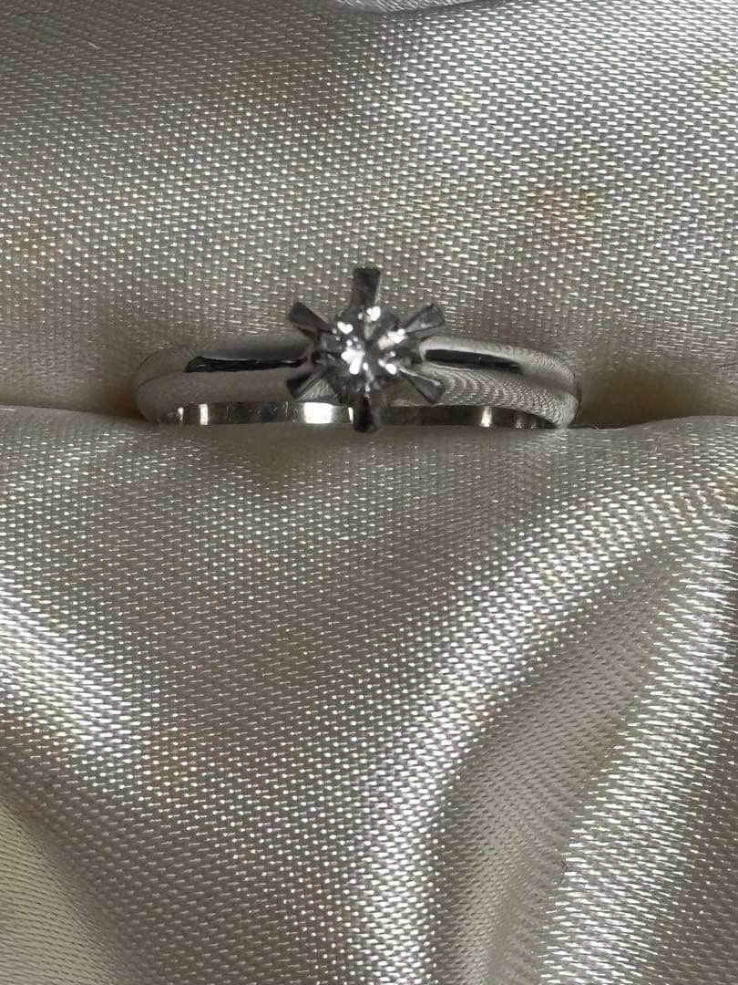 m*i様 プラチナ立爪リング /Pt900 一粒ダイヤモンド