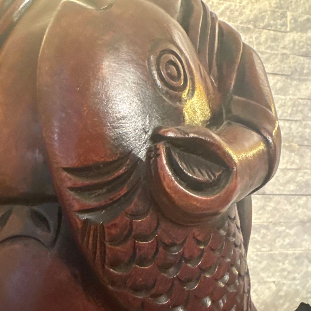 ら*)様 木彫り　大国天様　恵比寿様