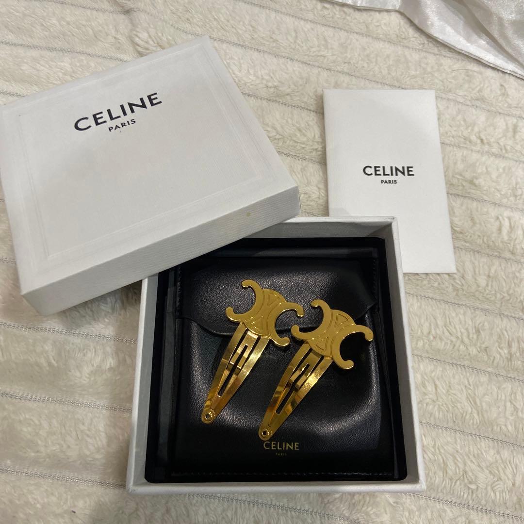 【最終値下げ】CELINE トリオンフ　ヘアアクセサリー　ヘアピン