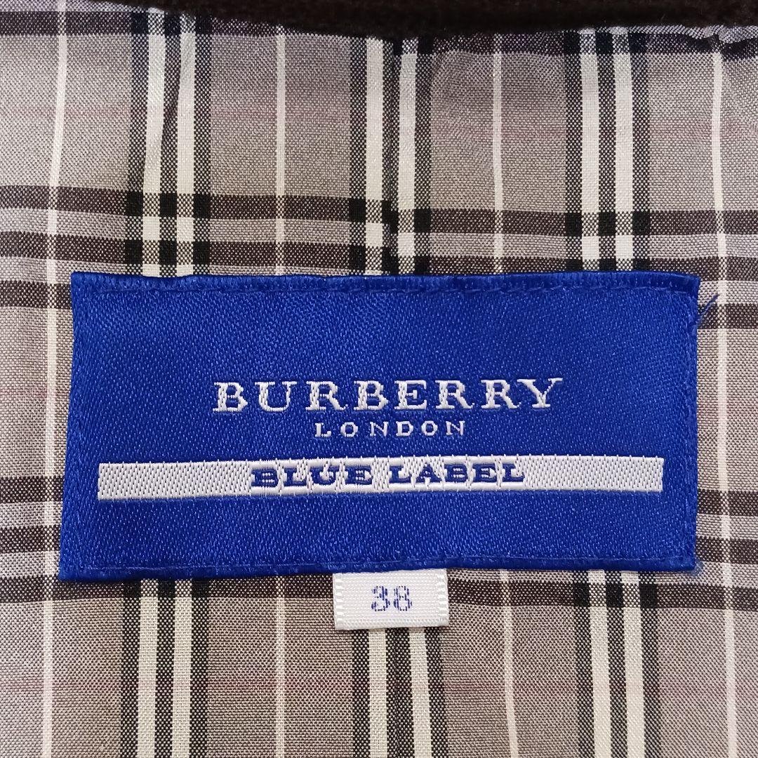✨良品✨バーバリーブルーレーベル　2way ダウンコート　ブラウン　38
