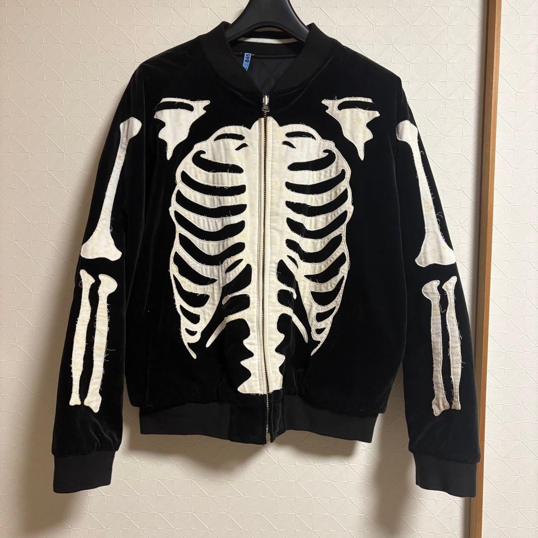 John's by Johnny スケルトン リバーシブル 刺繍 ジャケット