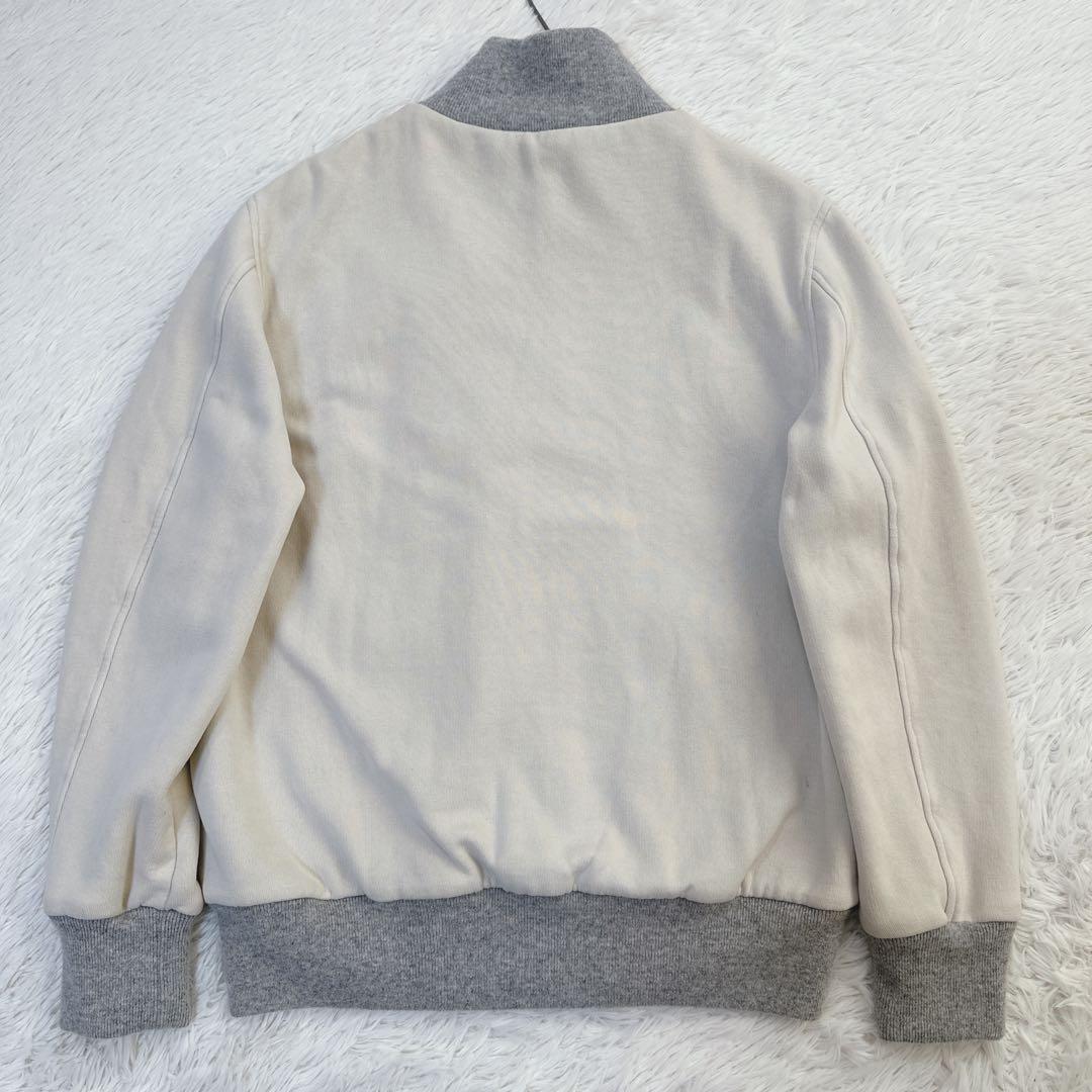 CAPOBIANCO イタリア製 カシミヤ混 ジャケット ブルゾン アイボリー