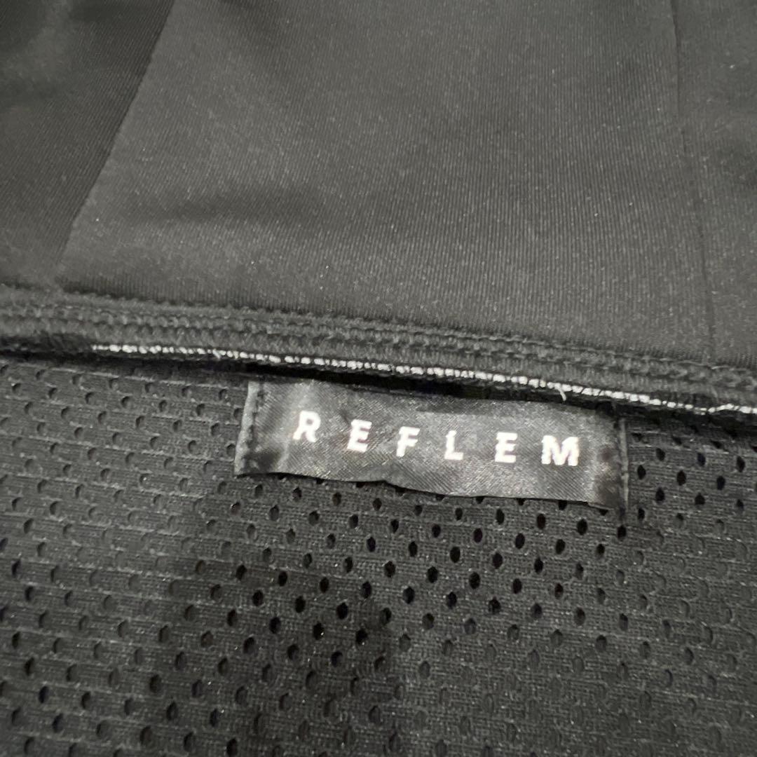 (￣∀￣)『REFLEMレフレム』サイバー切替ハイネックジャージパーカー