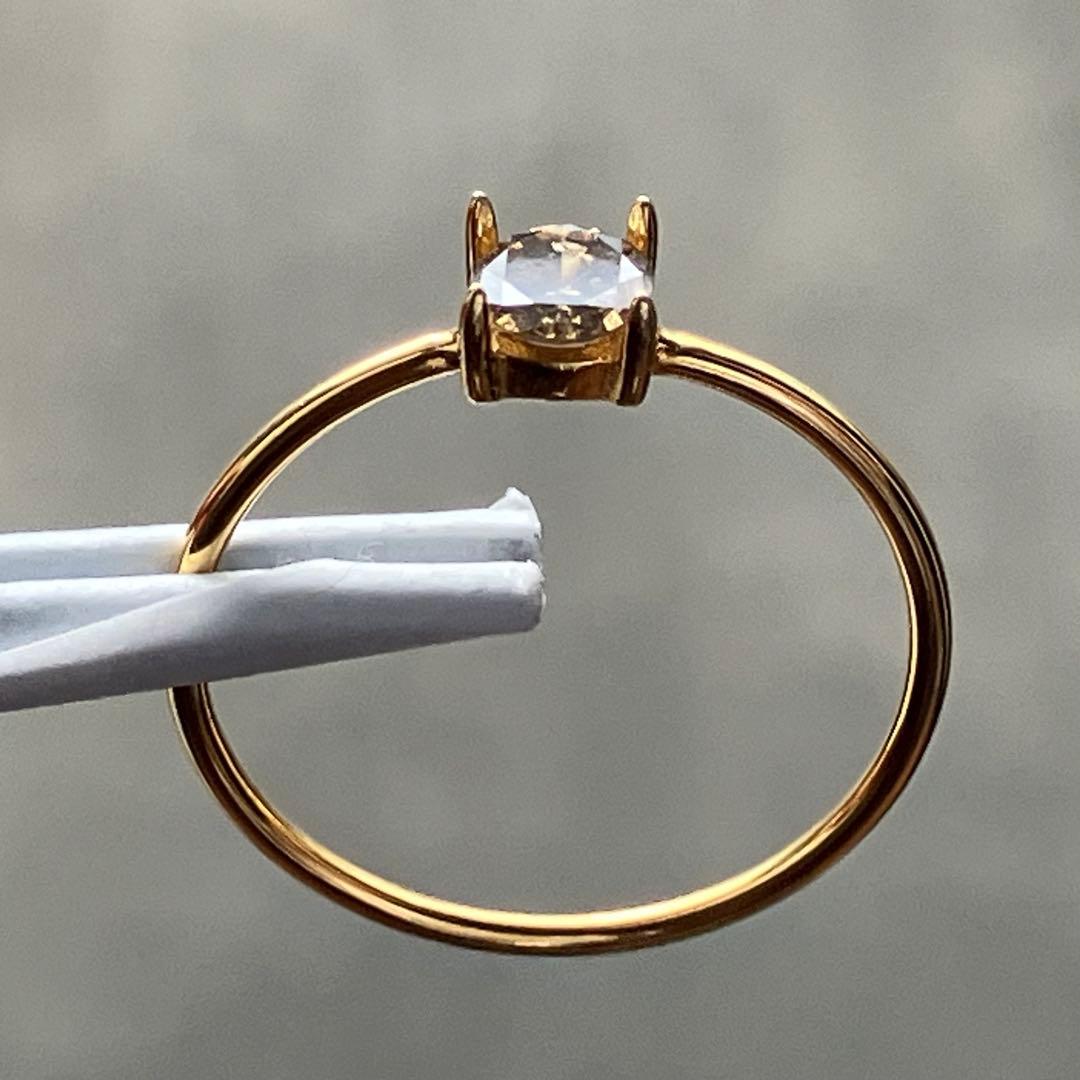 【むむさまご確認用】ブラウンダイヤモンドのファセットリング260110