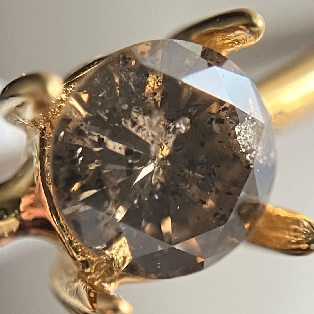 【むむさまご確認用】ブラウンダイヤモンドのファセットリング260110