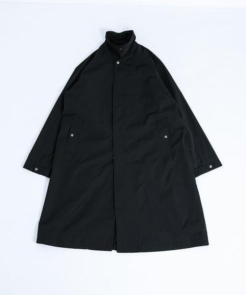 URBAN RESEARCH EKAL 26年春新作 ステンカラーコート 黒 M