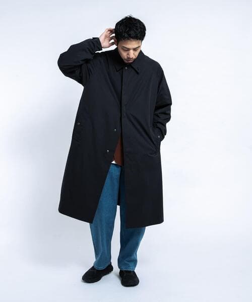 URBAN RESEARCH EKAL 26年春新作 ステンカラーコート 黒 M