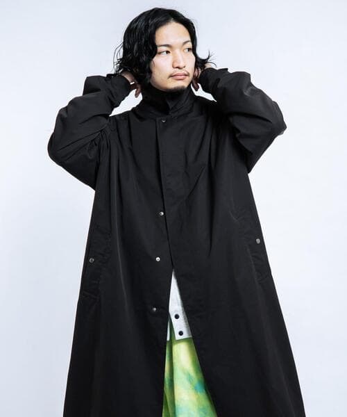 URBAN RESEARCH EKAL 26年春新作 ステンカラーコート 黒 M