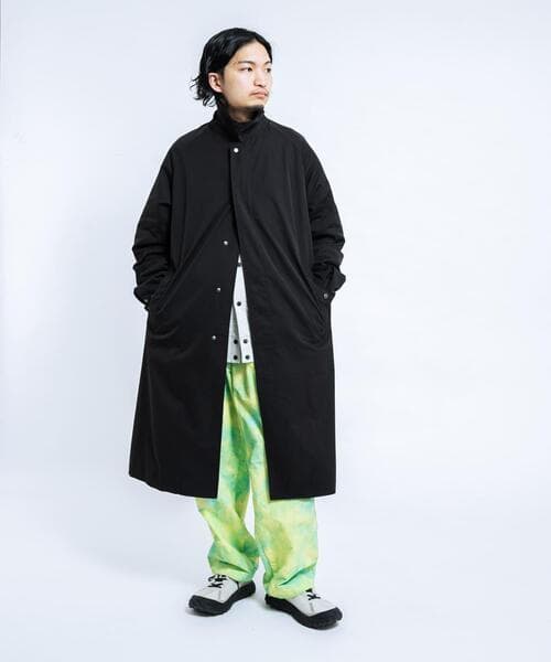 URBAN RESEARCH EKAL 26年春新作 ステンカラーコート 黒 M