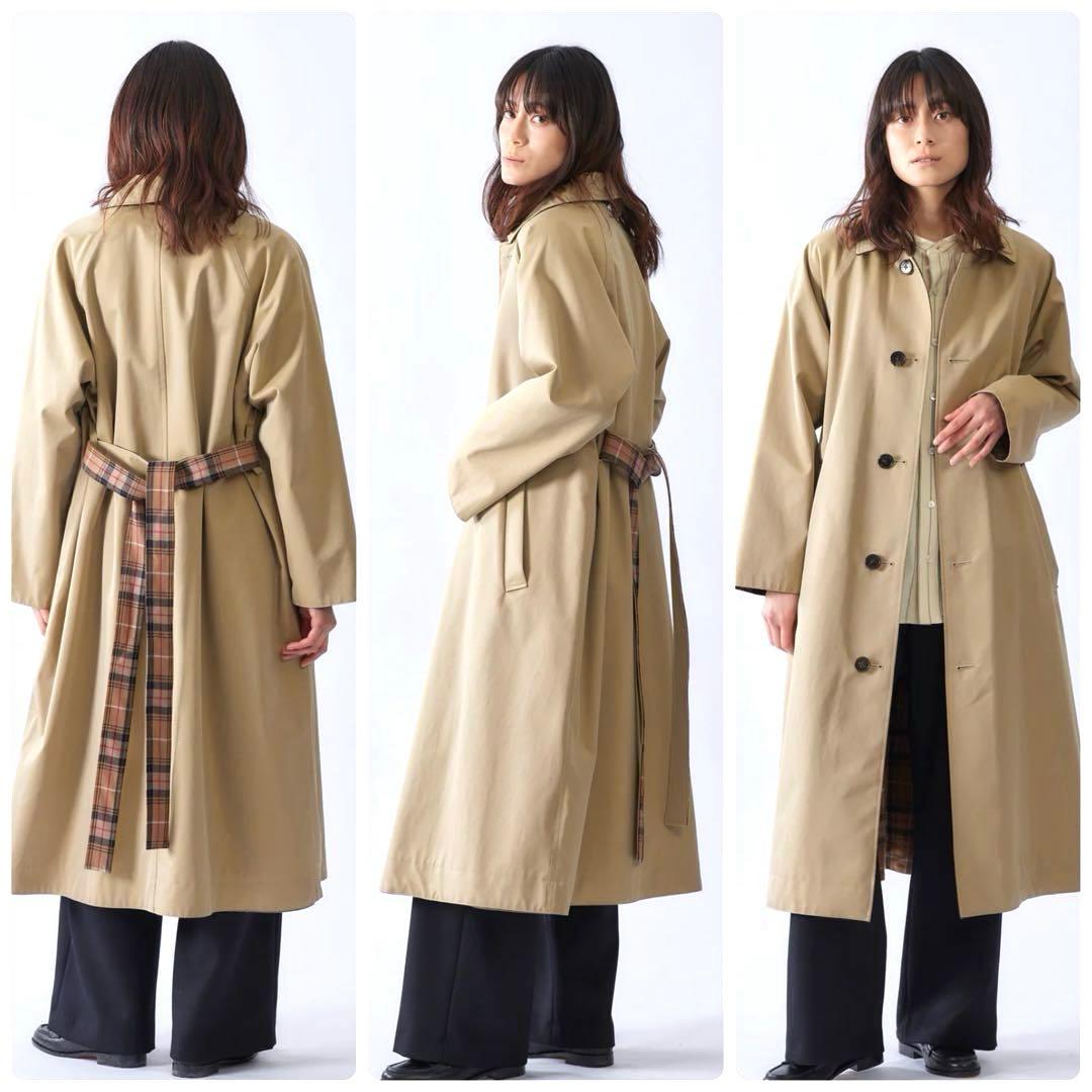 美品▲定価7.5万▲TICCA ティッカ//リバーシブルステンカラーコート