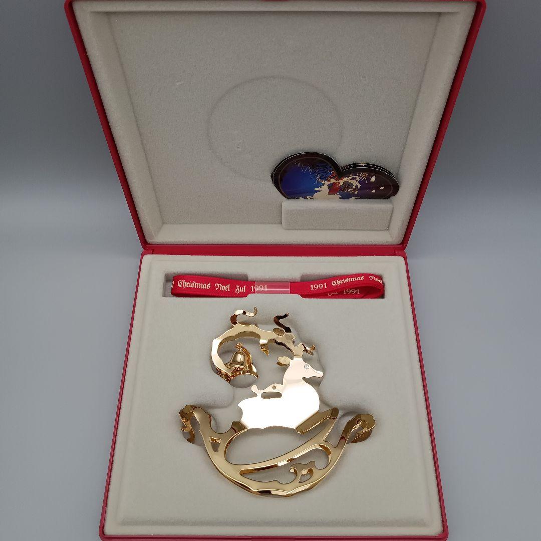 ジョージ ジェンセン イヤーオーナメント ５点 セット クリスマス 共箱