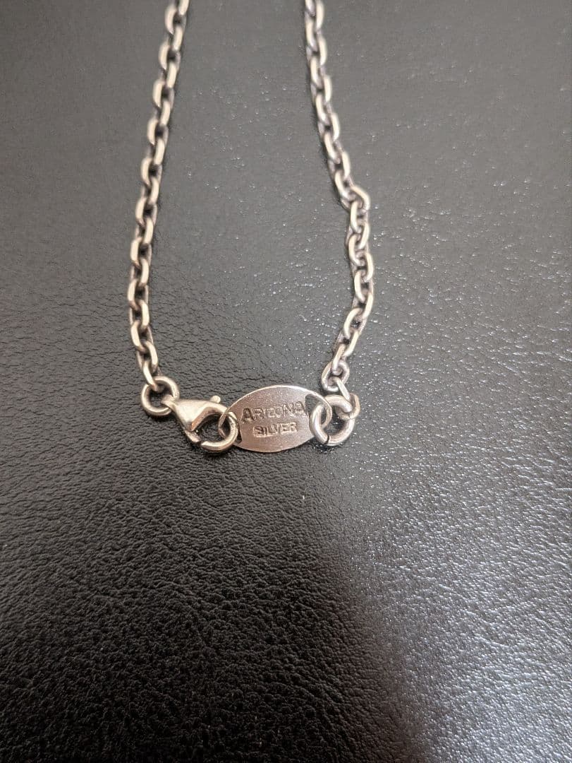 美品アリゾナフリーダム50cm極細チェーン　ネックレス