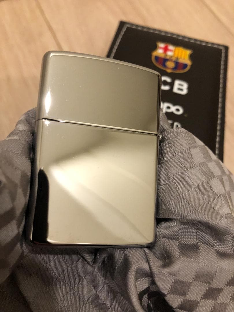 FCバルセロナ 08-09 三冠達成記念ジッポ Zippo