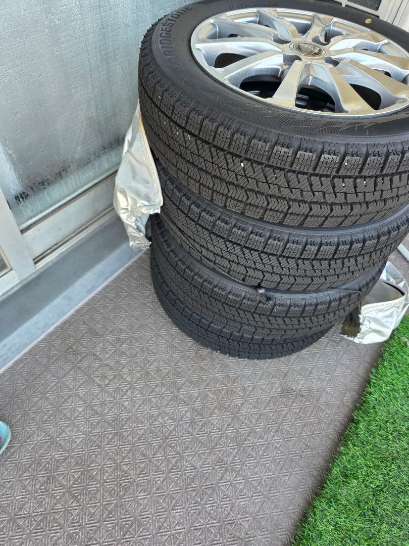 ブリヂストン スタッドレスタイヤ 14インチ　ホイール付き　4本セット