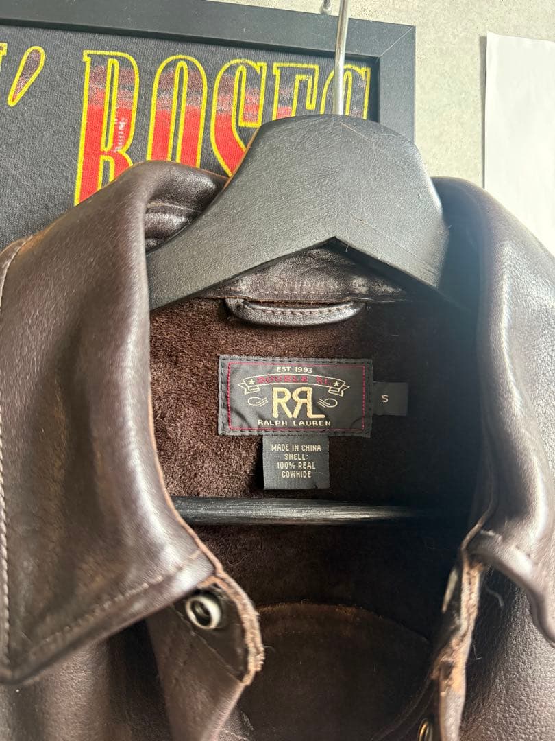 RRL 世界限定50着 ウエスタンレザージャケット シリアルNo.12
