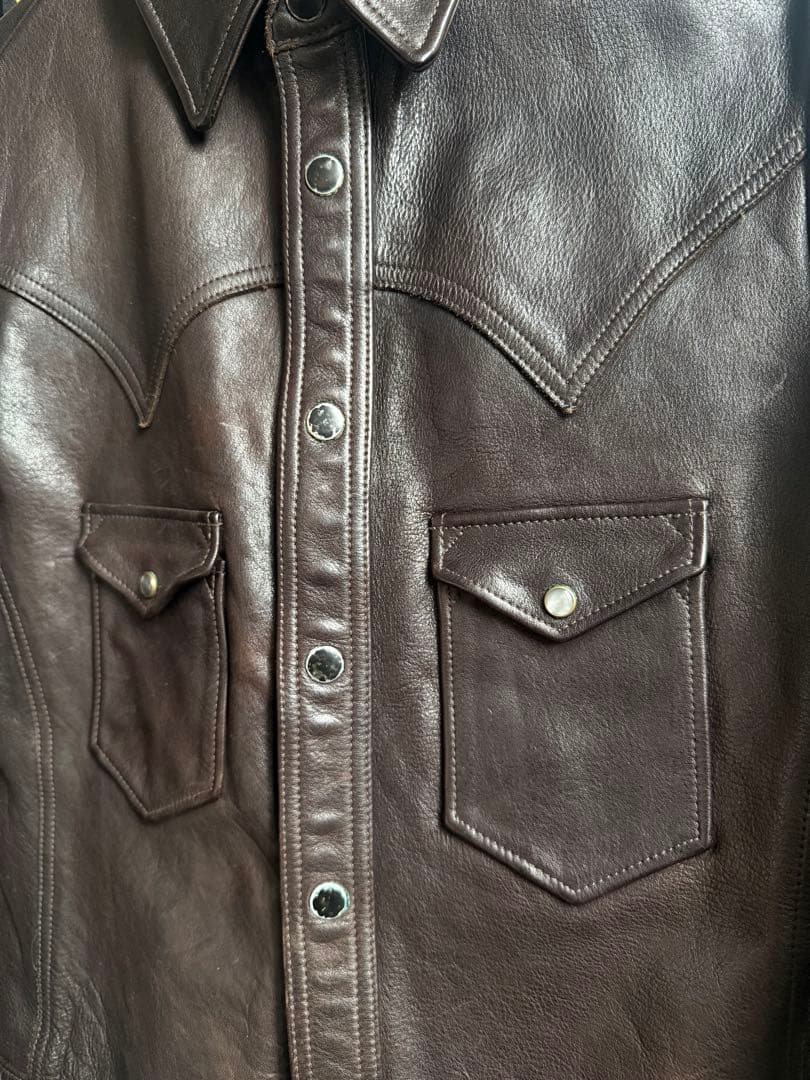 RRL 世界限定50着 ウエスタンレザージャケット シリアルNo.12
