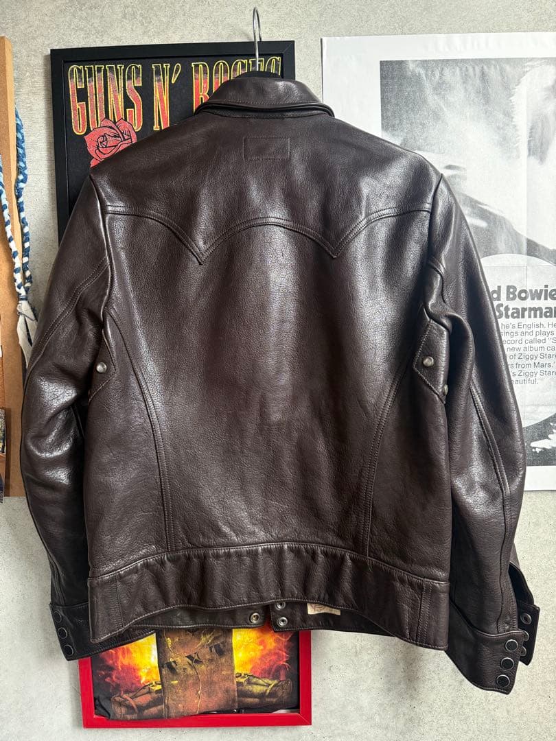 RRL 世界限定50着 ウエスタンレザージャケット シリアルNo.12