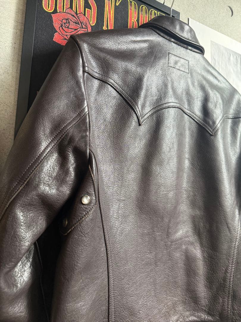 RRL 世界限定50着 ウエスタンレザージャケット シリアルNo.12